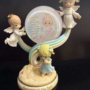 Precious Moments “footprints in the sand”